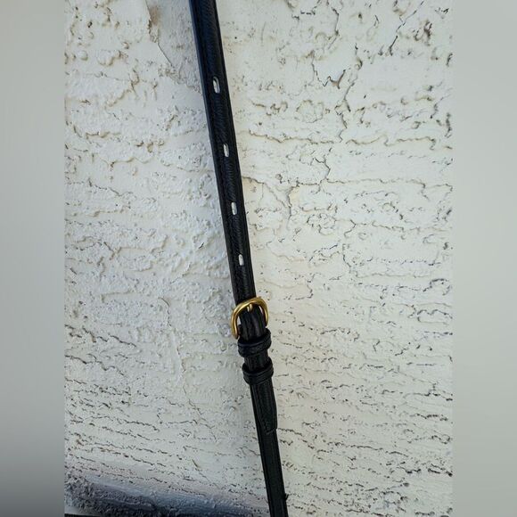 Botkier black pebble leather large crossbody bag xl strap lots of pockets EUC - Picture 3 of 15